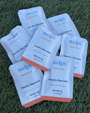 Lighter Feel rosin insert sachets with orange bars